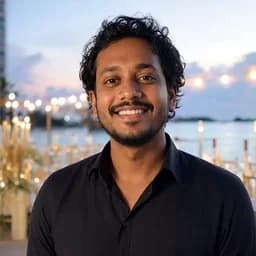 Portrait of Hassan, a Maldives event organizer